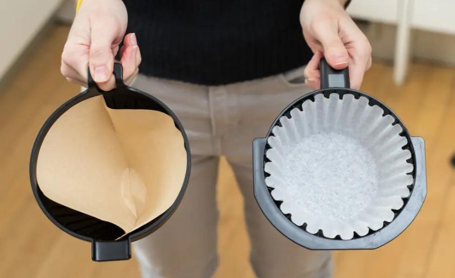 Two different coffee filters