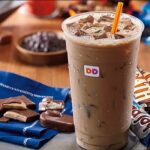 Dunkin' large iced coffee