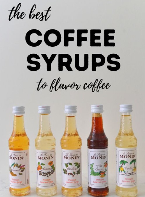 Flavor coffee with these syrups