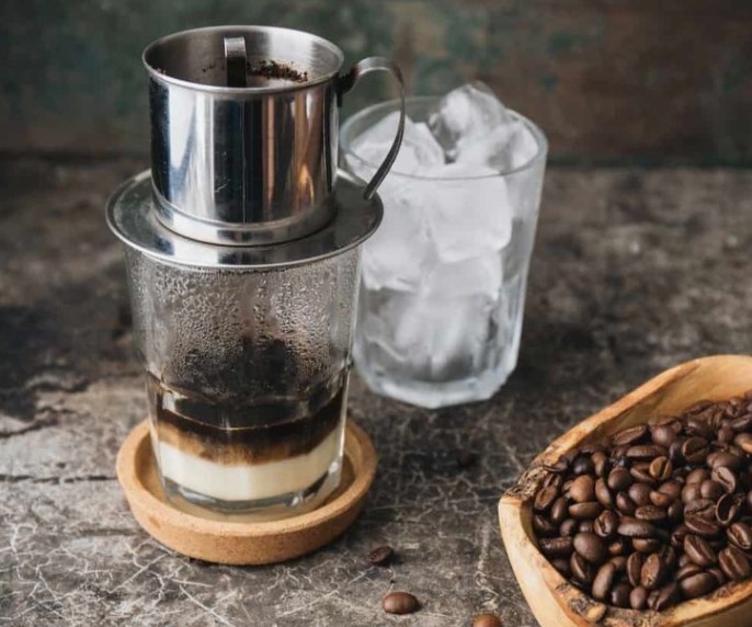 Vietnamese coffee with ice
