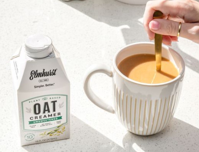 Coffee with oat milk